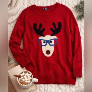 NYC Alliance Reindeer Sweater | 3X | Holiday Christmas Knit